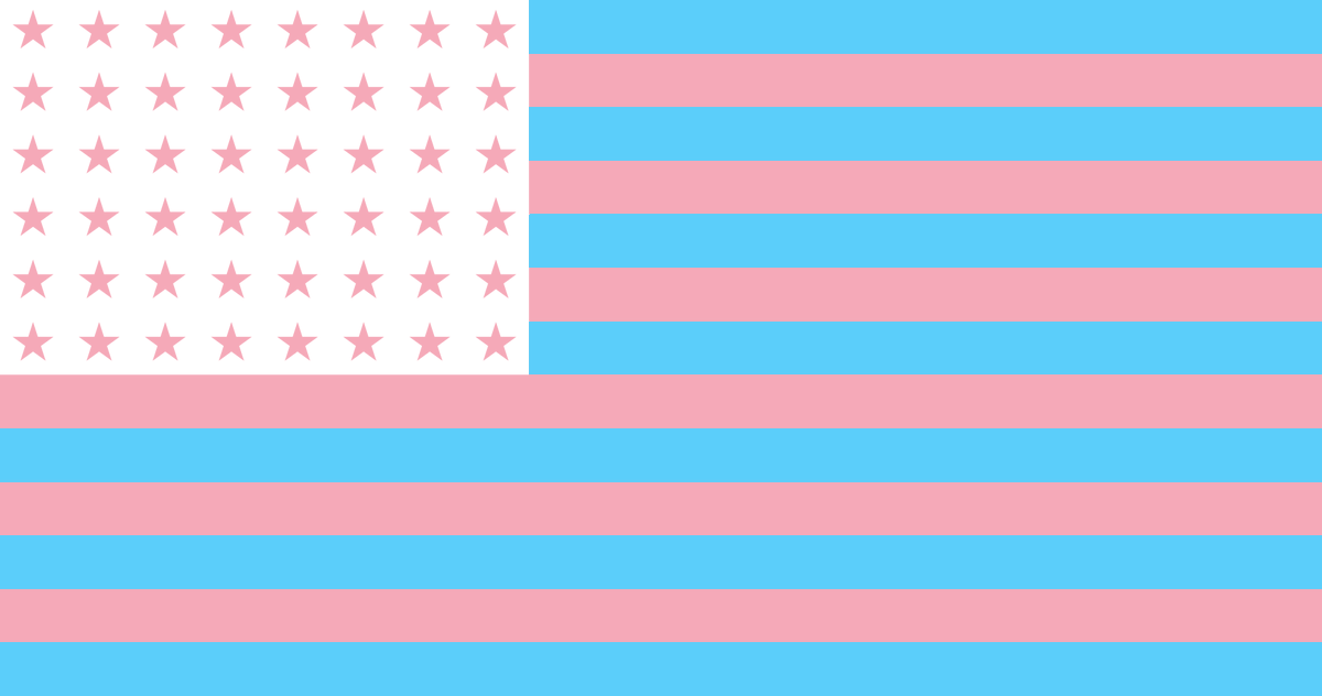 FlagsMashupBot's tweet photo. Special edition 

United States (1912-1959)
+
Trans Pride
=
Trans States: https://t.co/MBEZpF8CBW
