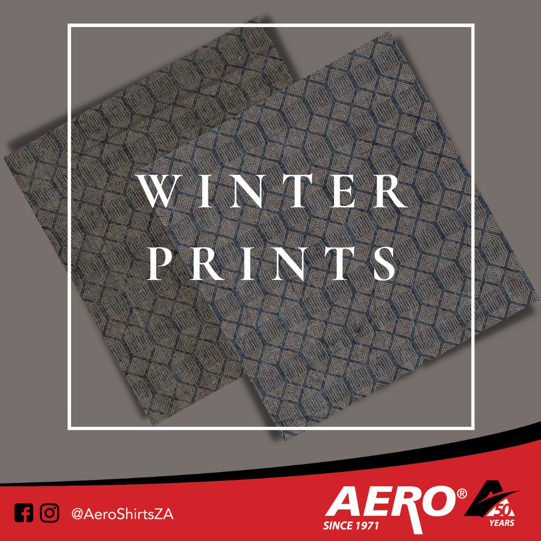 aeroshirts's tweet photo. Stay ahead of your style game with the latest fabric prints from Aero Shirts Winter 2023 Collection.
Aero Shirts stockists and online: https://t.co/MvqnmLr9q9
#aeroshirtsza #wintershirts #mensfashion #Shirts #menswear #shirtsforhim #mensshirts #shirtsformen https://t.co/2J1wYdydS3