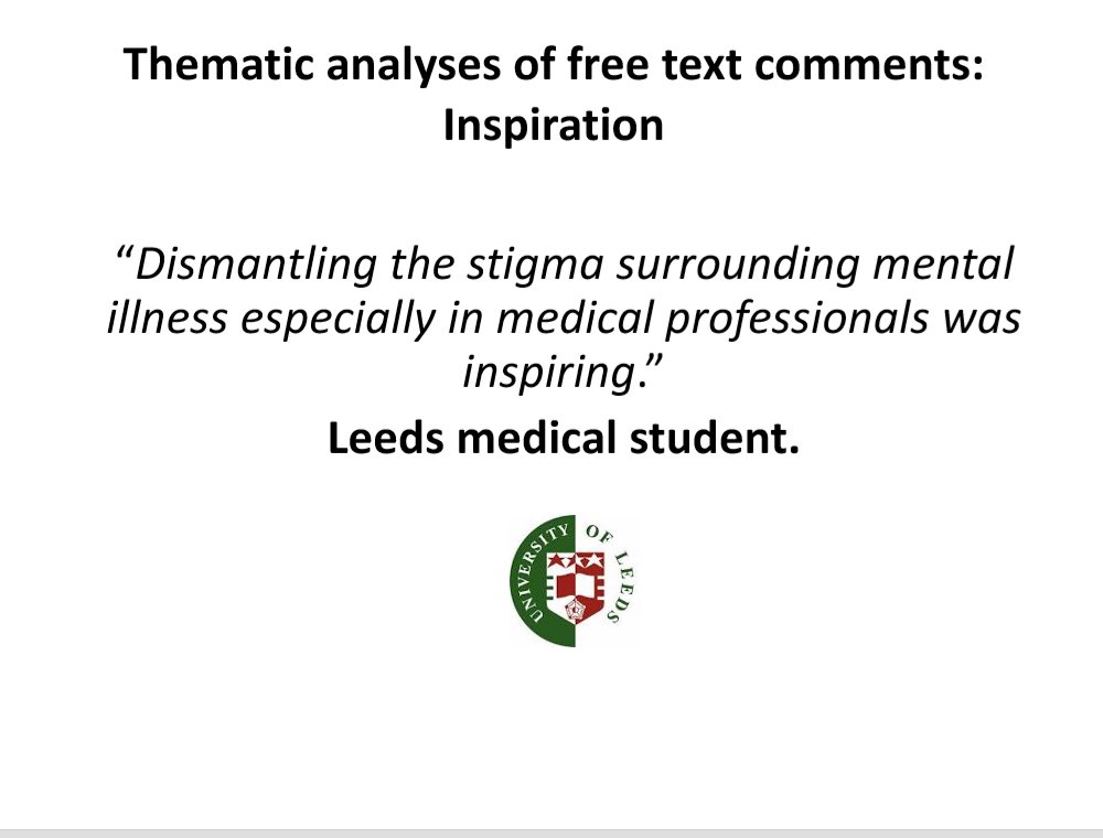 ahmedhankir's tweet photo. I didn’t receive any teaching about mental health stigma in med school despite its devastating effects. So after I recovered & qualified as a doctor, I developed an anti-stigma programme. I received zero funding & support initially. So I paid out of pocket to deliver the Wounded Healer in medical schools & universities throughout the UK & globally. The hard work & sacrifices paid off: The Wounded Healer was integrated into the medical school curricula of 4 UK universities & delivered to over 100,000 people in person in 20 countries worldwide. More importantly, students with mental health issues informed me my talk inspired them to seek help & not suffer in silence. The first medical school I delivered The Wounded Healer talk was in Sheffield in 2014.
