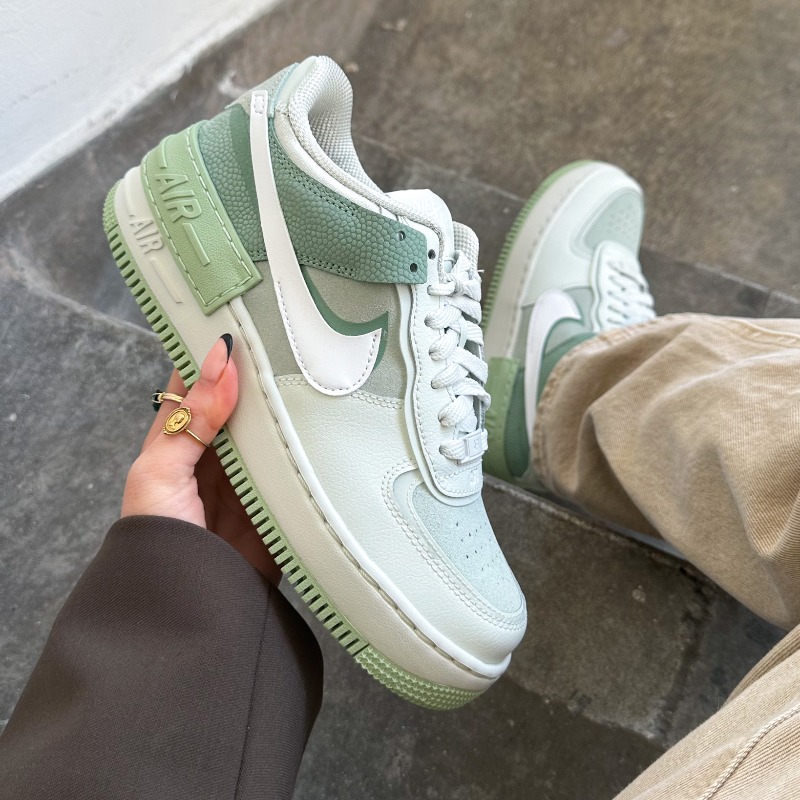 TheSoleWomens's tweet photo. The Nike Air Force 1 Shadow Pistachio Frost is now available at Nike! 💚
