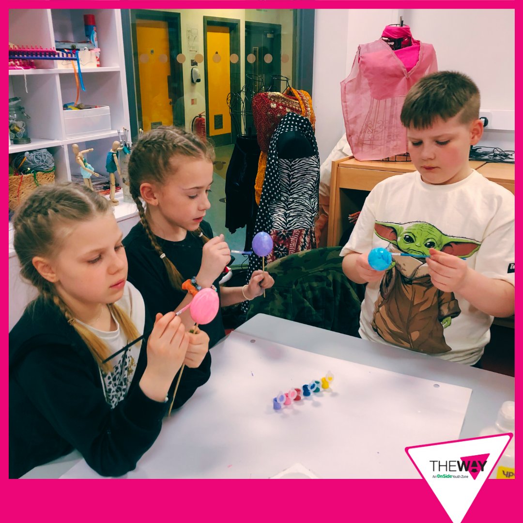 TheWayYouthZone's tweet photo. Easter preparations in the Youth Zone this week https://t.co/Q10AoJuNJl