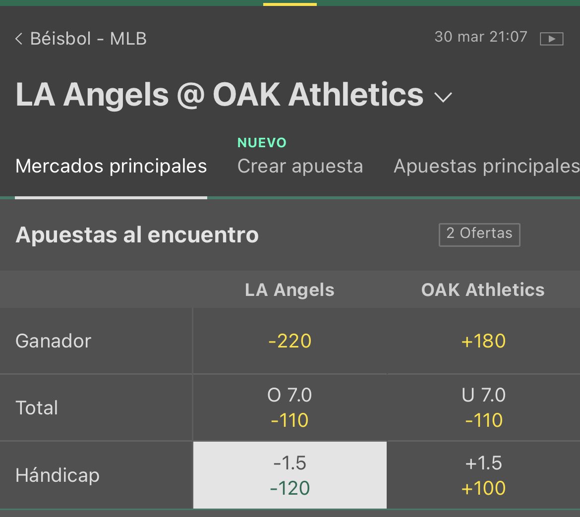 BinroPicks's tweet photo. FREEPICK MLB ⚾️

Angels -1.5 (-120) 

Volví, con más experiencia y mas inteligencia, esta cuenta será para puros picks GRATIS vamos a romper la MLB. 

Apóyenme con interacciones para reactivar a la gente 👍 https://t.co/ropUNYnKbS