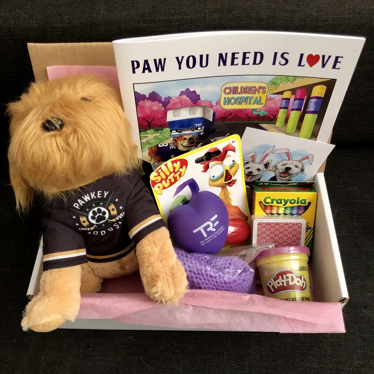 DekeHenriFurry's tweet photo. Deke here!
Bark and I, along Winston &amp; Oliver, will be delivering Easter Pawliday boxes to children in Las Vegas area hospitals next week! 
If you’d like to help us by sponsoring a box or two, please follow the link: https://t.co/Y5JG7h48Zj
Thank you!
~ Deke🐾 
#PawYouNeedIsLove https://t.co/4dL5bdqGIg
