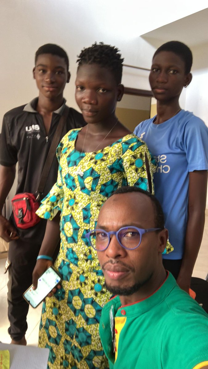 Coach @AD_Niyonshuti87 landed in #Benin last night and went straight to the team house to make sure Melvina, Charlotte & Exodus had everything they needed for their trip to the @WCCAfrica thanks to @Febecy @JP_VanZyl & @UCI_cycling #dreamteam #future #attitude #Legacy