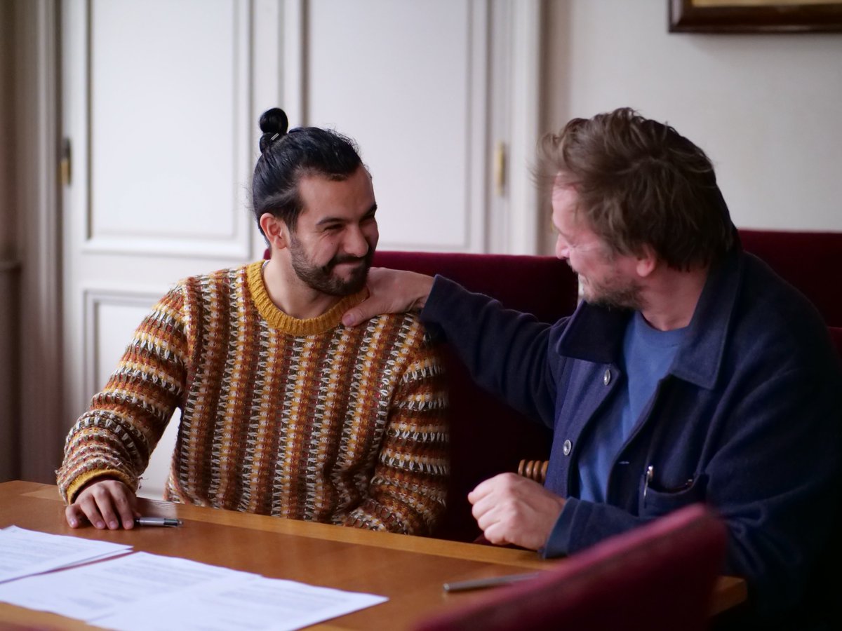 ComedieFr's tweet photo. [TROUPE]
Nous avons le plaisir de vous annoncer l’arrivée dans la Troupe de Léa Lopez et Sefa Yeboah en tant que pensionnaires et de Jordan Rezgui en tant qu’artiste auxiliaire ! https://t.co/LRoPYP2Pyd
