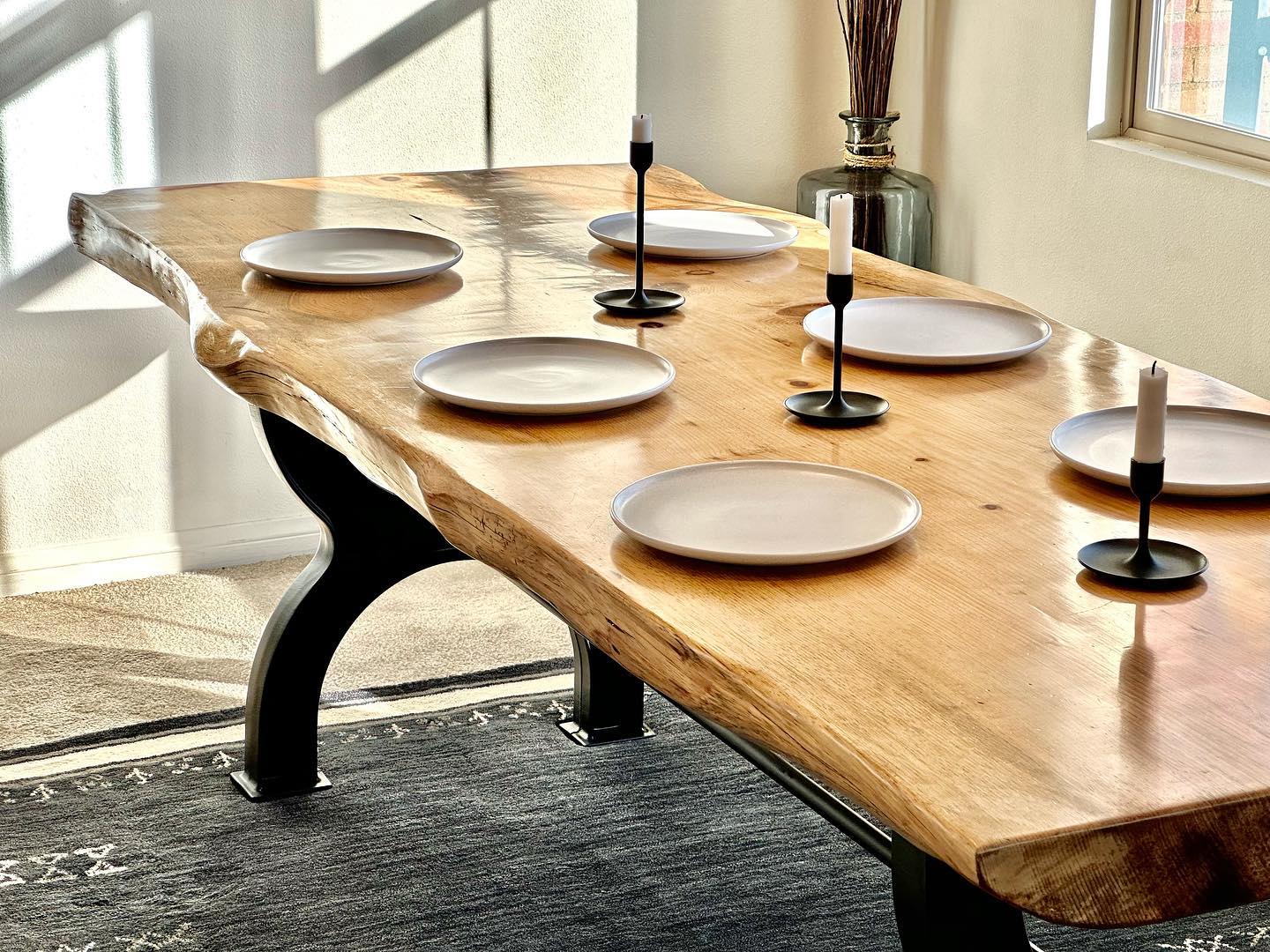 General Finishes on Twitter ""Beautiful slab of solid blue pine made