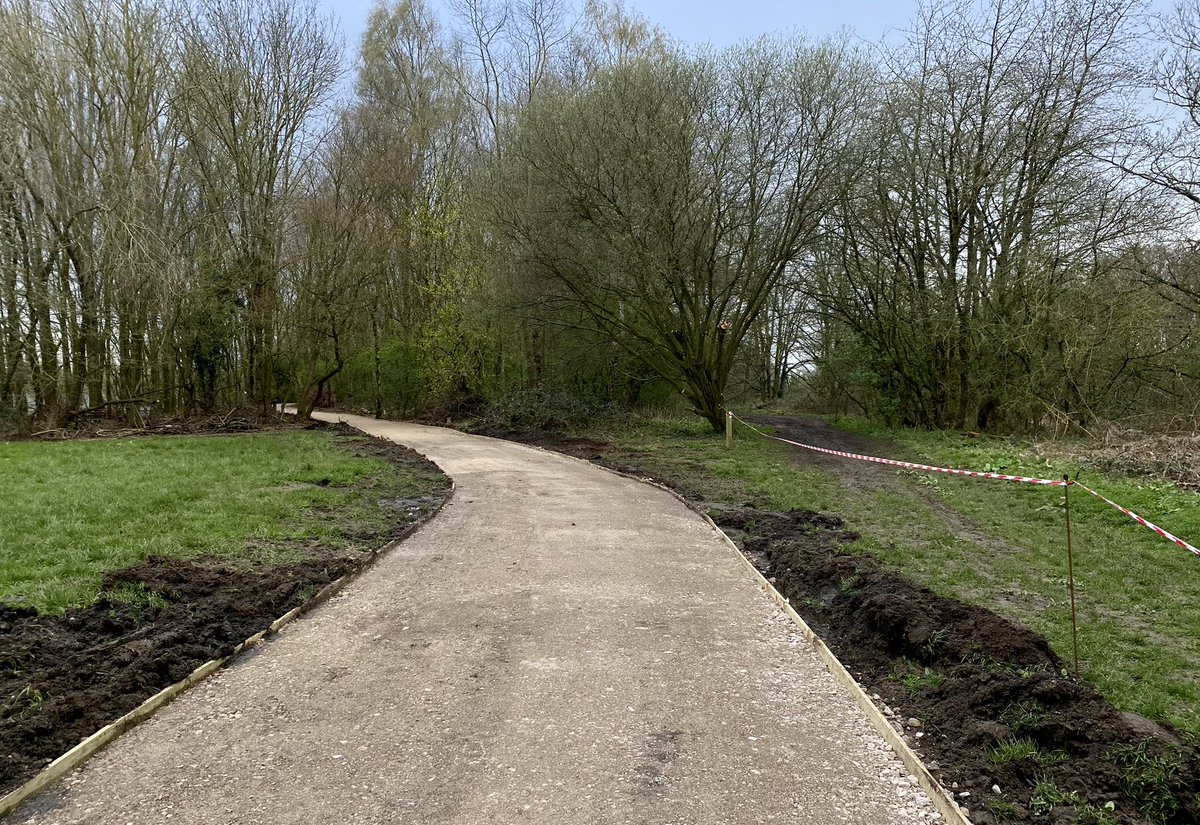 colwickparkrun's tweet photo. All change! #pathwatch https://t.co/dx9zC43tau