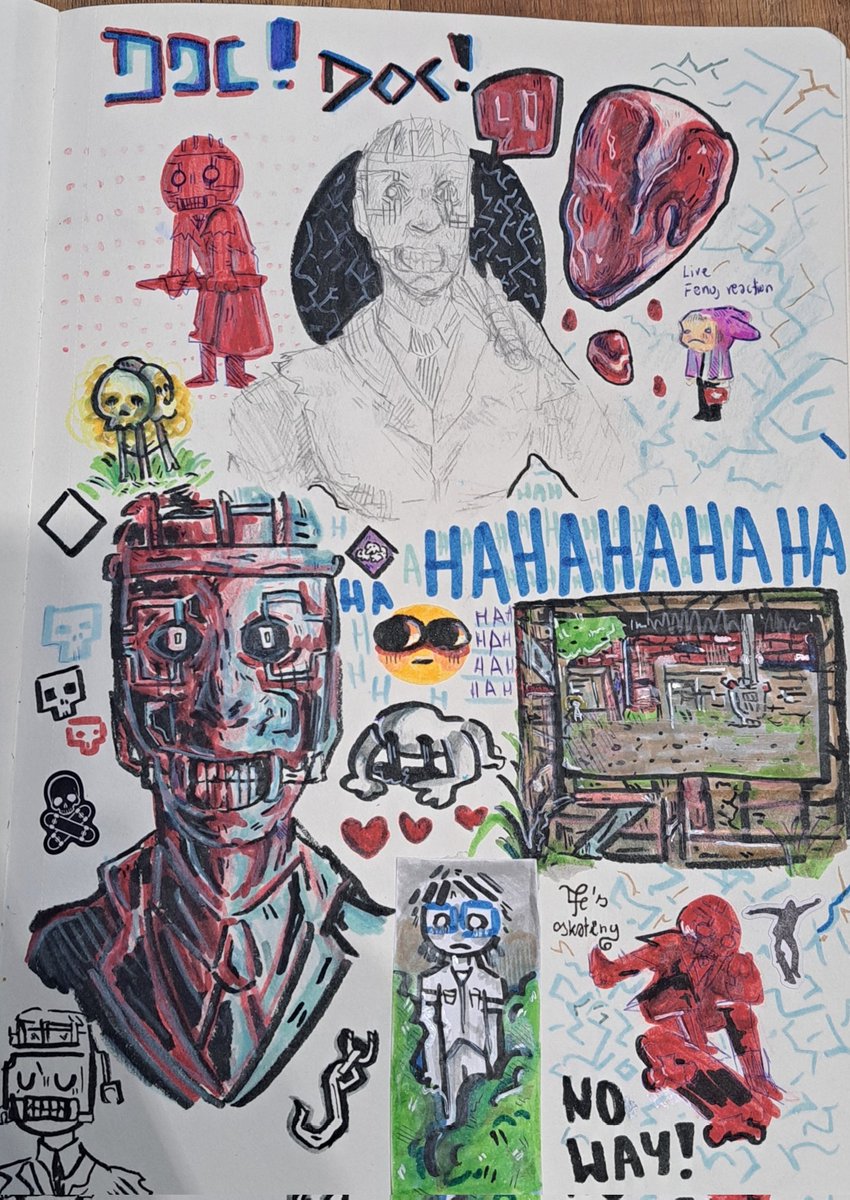 SaltyOH_'s tweet photo. The man himself #dbd #doctordbd #sketchbook https://t.co/NEIm4Xjf8u