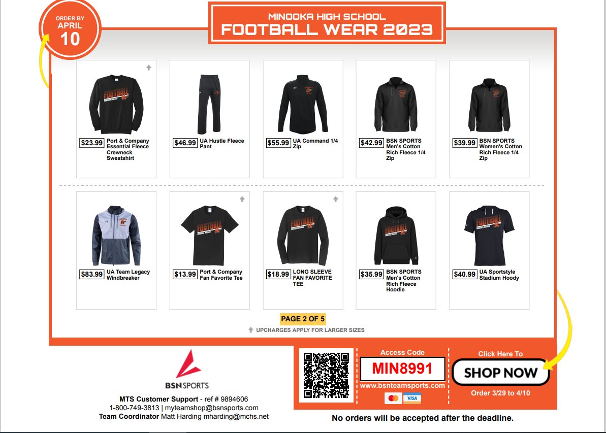Minooka_Indians's tweet photo. Minooka Football Spring/Summer Shop is open now! Get it while it's hott🔥🔥
🚨https://t.co/tAY3SuMZhT🚨
#HoldTheRope #Swag #AlmostFootball https://t.co/hEqiXnNHDX