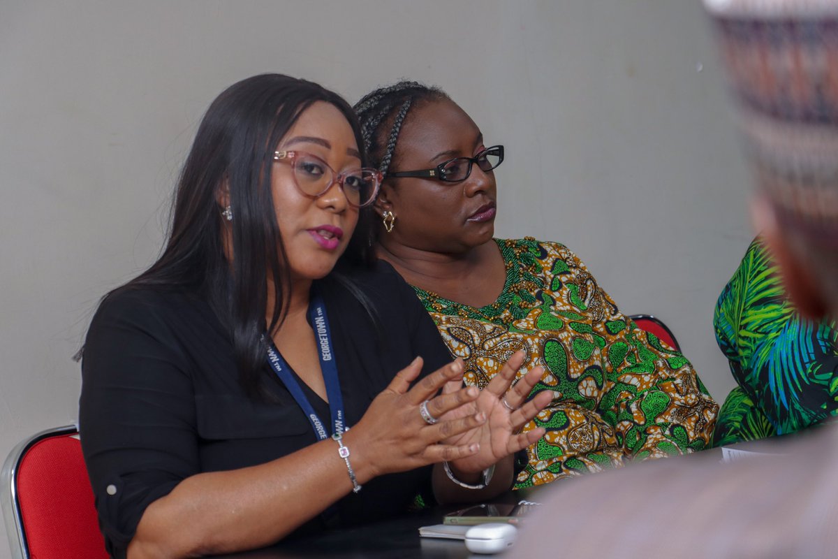 GGHNigeria's tweet photo. "I am proud of what you have achieved in such a short time." The chairman of our board, @DrSaniAliyu, commends the Senior management as he meets with staff during his visit to the Abuja office. We had an engaging conversation about the progress of our work and it was inspiring https://t.co/0IUjgJ6r0B
