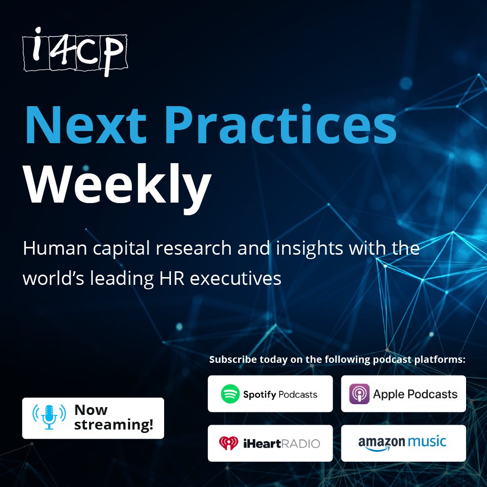 Our Next Practices Weekly is now a podcast! Tune in to discover human capital research and insights with the worlds leading HR executives. Listen here: bit.ly/3XFzLQL