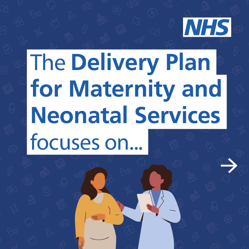 NHSEngland's tweet photo. Today, we’ve launched a three year delivery plan to help deliver safer, more personalised and more equitable care in maternity and neonatal services across the country.

Find out more. ⬇️