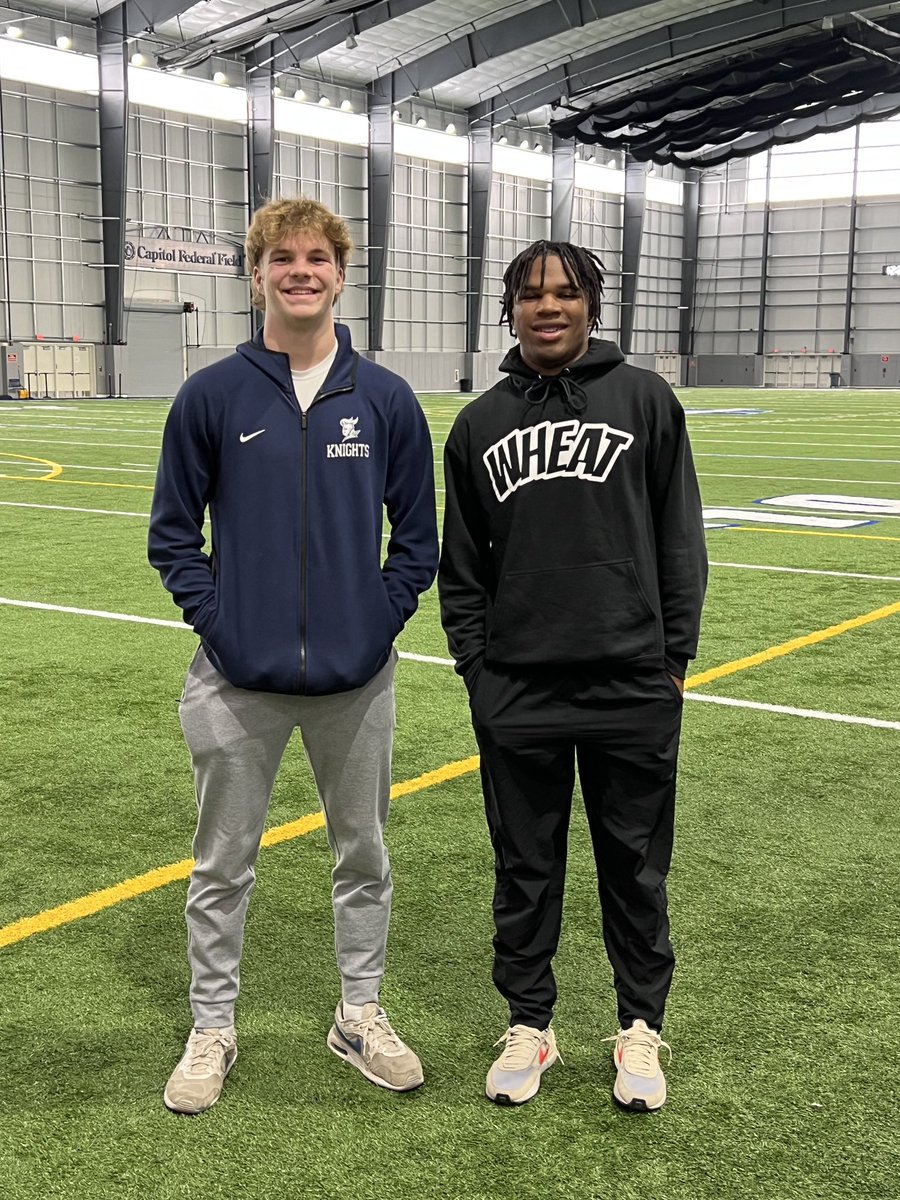 Thank you <a href="/CoachSchwinn/">Jeff Schwinn</a> for having me for junior day! <a href="/IchabodFTBL/">Washburn Football</a>