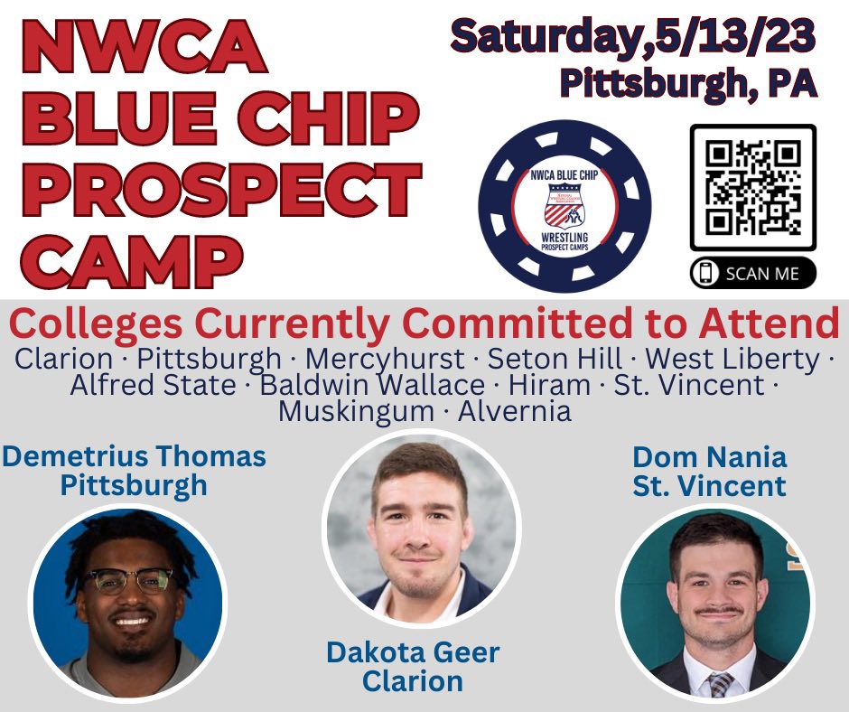 BCWrestlingPC's tweet photo. Big time clinicians headed to a big time prospect camp! #GrowWrestling https://t.co/gTQlcEie4w