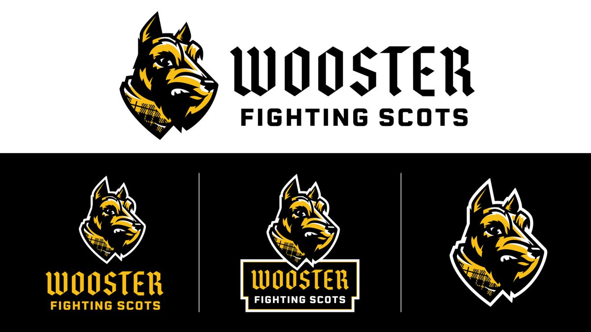 A new mascot has been unveiled for D3's The College of Wooster (OH) Fighting Scots: The Scottish Terrier. Designed by Slagle Design. #GoScots