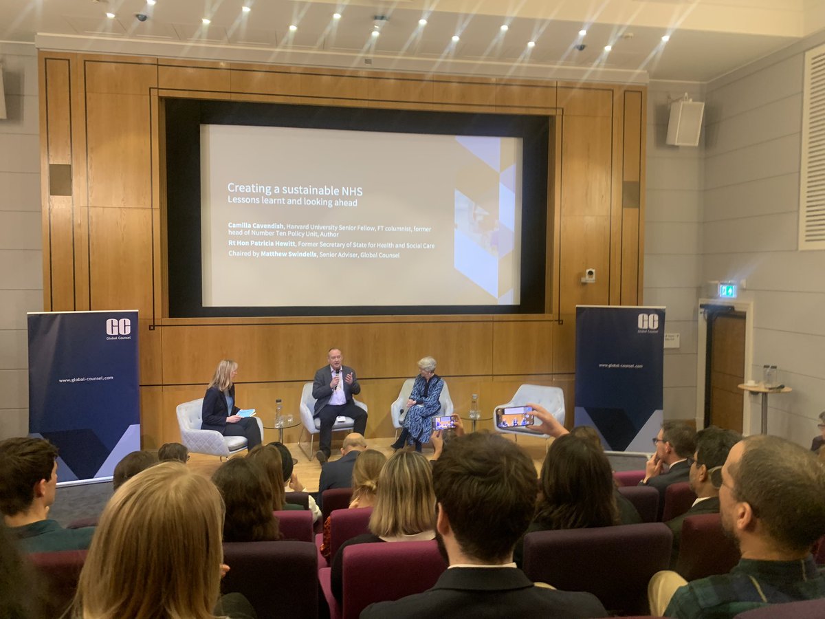 At @Global_Counsel’s event today on Rebooting the NHS, Rt Hon Patricia Hewitt confirmed that the long awaited Hewitt Review will be published next Tuesday.