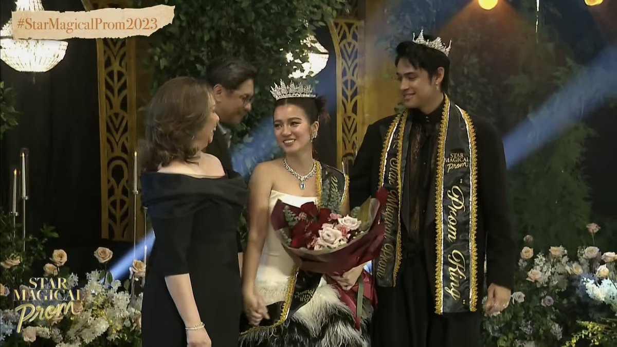 OfficialKpex's tweet photo. BREAKING: Donny Pangilinan at Belle Mariano, hinirang na kauna-unahang Prom King and Queen ng #StarMagicalProm2023! 

@donnypangilinan 
@bellemariano02 
@starmagicphils 
@ABSCBNpr https://t.co/INcAchAtYq