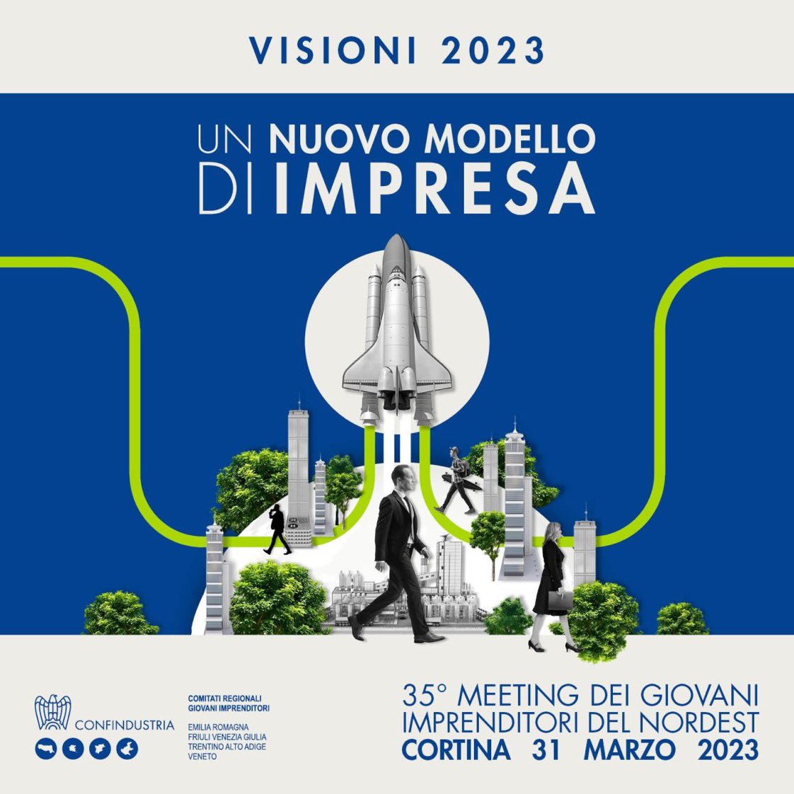 GIConfindustria's tweet photo. Manca poco a "Visioni 2023", il 35 @GgiMeetingNE. 
Domani dalle 10,00 approfondiremo i nuovi modelli di impresa, le sfide della ripresa e dell'attrattività dei territori.
Chiuderà i lavori il nostro Presidente @RiDiStefano: https://t.co/HsYjMBPfkJ
#ggimeetingne #visioni2023 https://t.co/9TRgiSKX1t