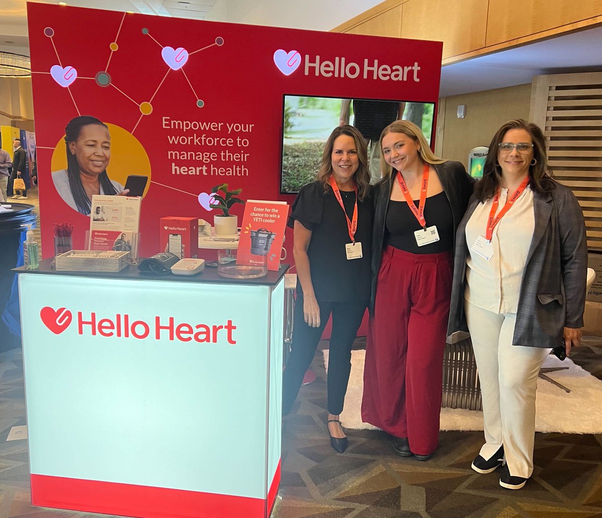 HelloHeartApp's tweet image. Hello @Conferenceboard San Diego! Come on over to booth 47 to say hello 👋 and don&apos;t miss our session today at 11:35 in Concurrent E1 where we&apos;ll talk about getting control of your workforce&apos;s #hearthealth and the associated rising costs. ❤️ 

#TCBEHC #EmployerBenefits