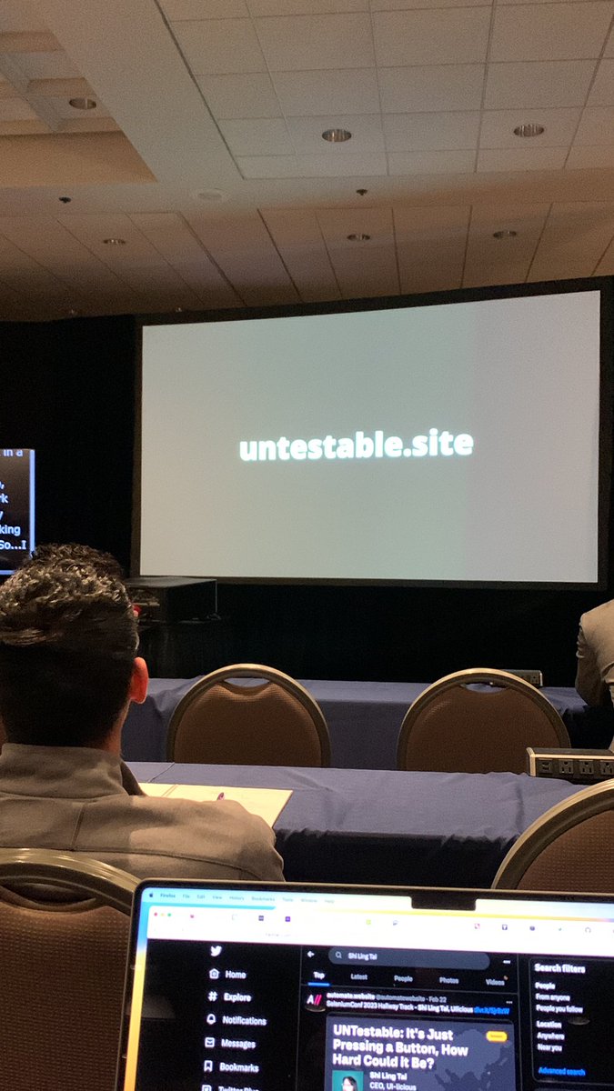 joshin4colours's tweet image. Next up, Shi Ling Tai and making things (un)testable #SeleniumConf