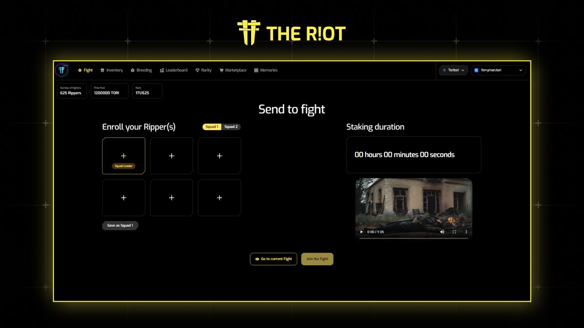 Each day, more and more Rippers join the battle ⛩️

app.teritori.com/riot-game

#IBCGang #TeritoriNFT #P2E