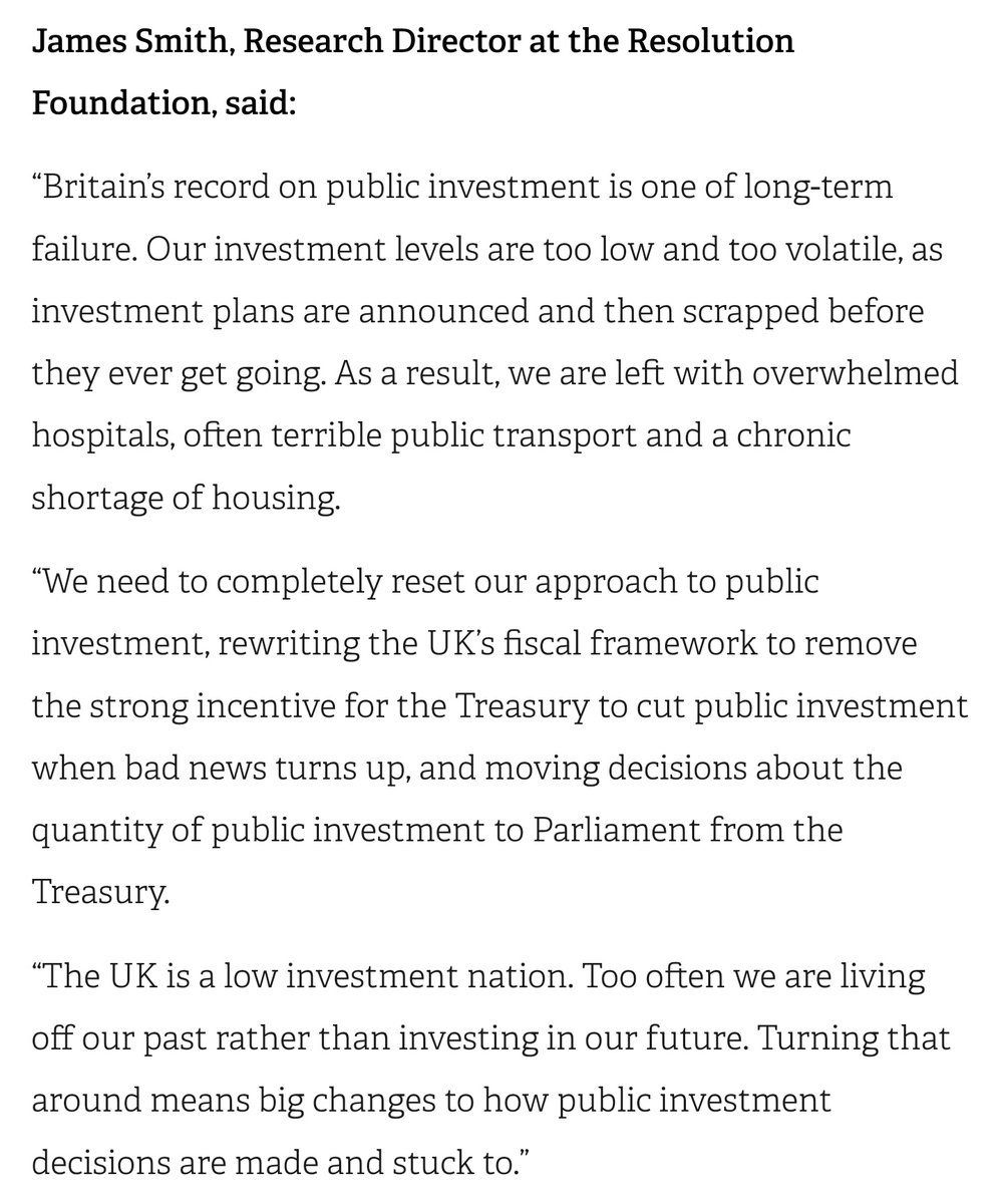 GarethDennis's tweet photo. This quote from @JamesSmithRF is both brutal and spot on... The UK is a failure because of @HMTreasury. The solution? We need to #AbolishTheTreasury. https://t.co/Mob7j9UJYo