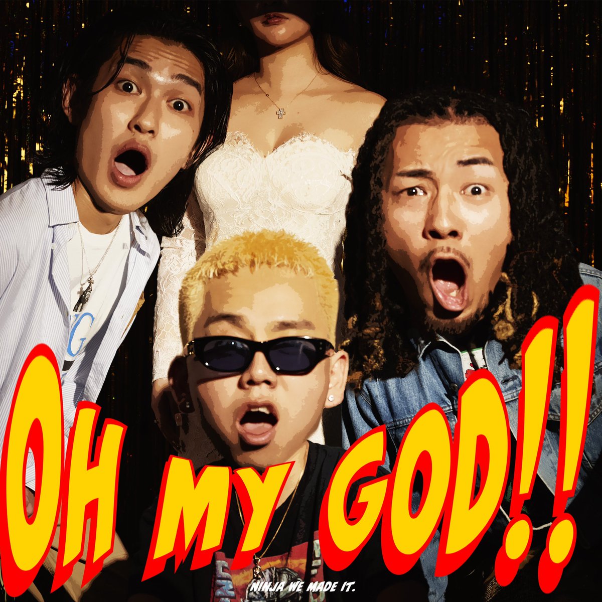 NinjaWeMadeIt's tweet photo. Ninja We Made It.
6th Single "OH MY GOD!!!"
OUT NOOOOOOW🚀🔥🔥🔥

https://t.co/WxfYH4O3p0

曲もMVもめちゃくちゃ面白いからチェックマストで頼むぜ😂🙌

#OHMYGOD #Ninjawemadeit https://t.co/xQchicyGnq