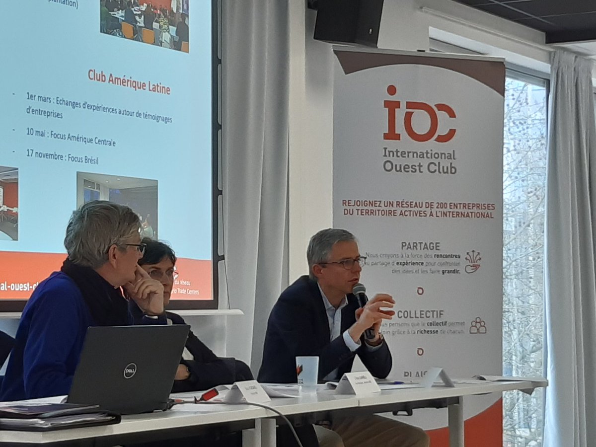 MicheleBrelet's tweet photo. Assemblée générale @ClubIOC @CCINantes ce soir à l'@lecolededesign  de Nantes↪  bilan &amp; perspectives 2023 ! @ClubIOC à vos côtés pour votre développement #export https://t.co/ZZoJHOKBVE