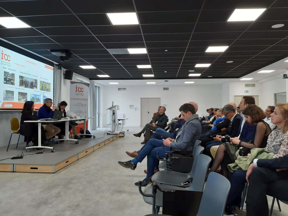 MicheleBrelet's tweet photo. Assemblée générale @ClubIOC @CCINantes ce soir à l'@lecolededesign  de Nantes↪  bilan &amp; perspectives 2023 ! @ClubIOC à vos côtés pour votre développement #export https://t.co/ZZoJHOKBVE
