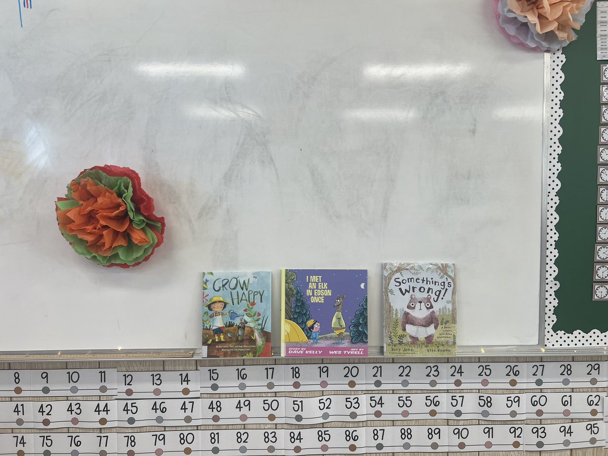 tessteaches's tweet photo. “Something’s Wrong” won March Maddness! It was so close with “I Once Met an Elk in Edson.” Students has a blast reading new books this month! 📖 https://t.co/fj360NA4IC