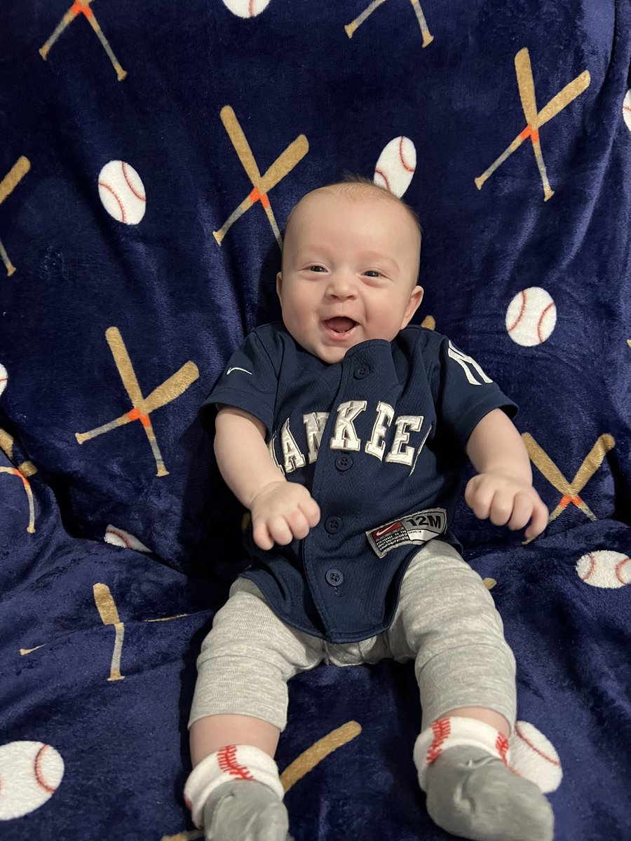 AlexisRose04's tweet photo. Can you tell how excited Aiden is for #OpeningDay https://t.co/0xXz0HQJAA
