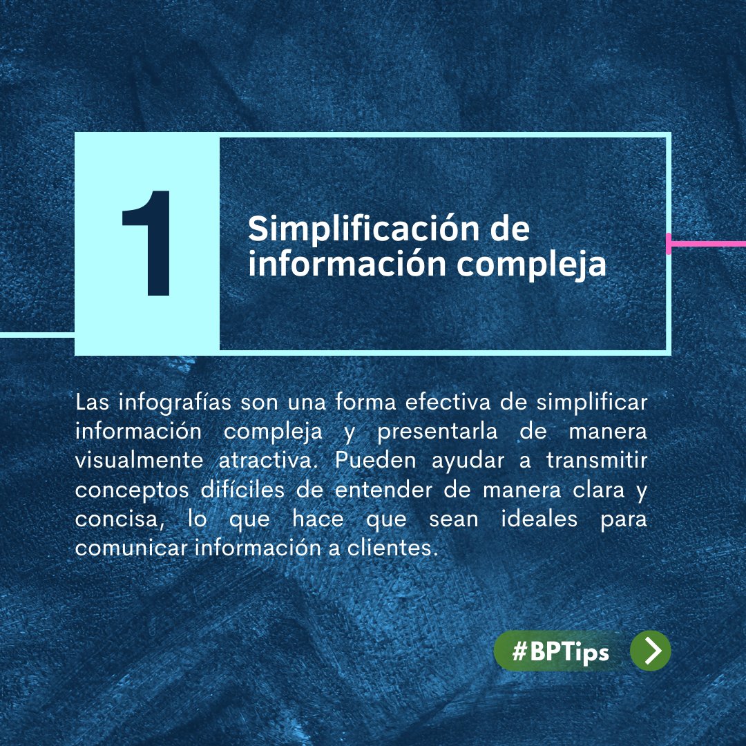 BP_latam's tweet photo. ¿Quieres mejorar tus estrategias de Marketing B2B y destacar frente a tu competencia? ¡Entonces, necesitas incorporar infografías en tus contenidos! ¿Por qué? Porque las infografías son visuales, fáciles de entender y atractivas para tu audiencia. https://t.co/7N9Q89QBTb