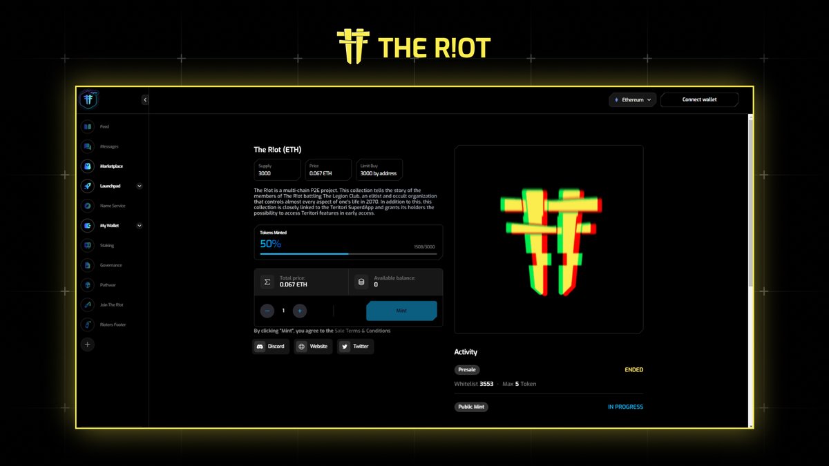 We're all patiently waiting for the first Ethom battle to start, the wait is slowly coming to its end ⛩️

app.teritori.com/collection/eth…

#EthereumNFT #NFTCommunity #P2E