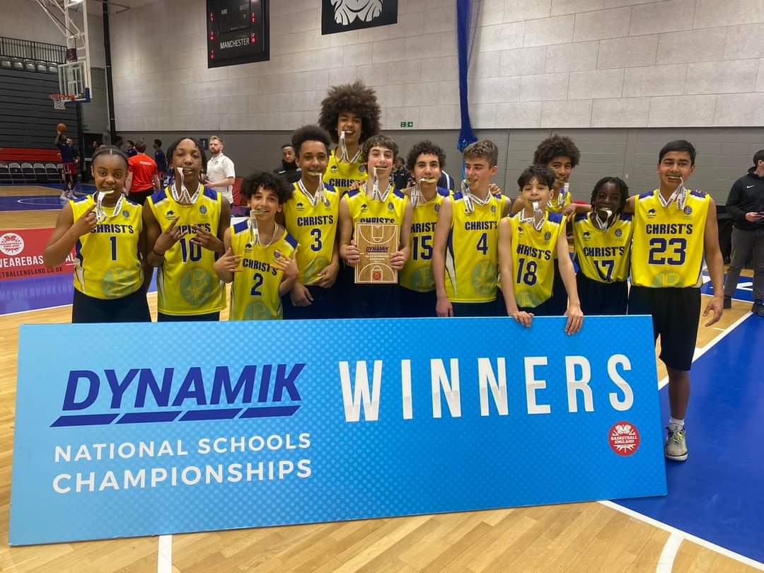 christs_school's tweet photo. The BEST U14 School Basketball Team in the COUNTRY!!!!

#basketballengland #englandbasketball #knightsbasketball #DynamikNationalSchoolsFinal #togetherwearebasketball https://t.co/FumZqBKzlN