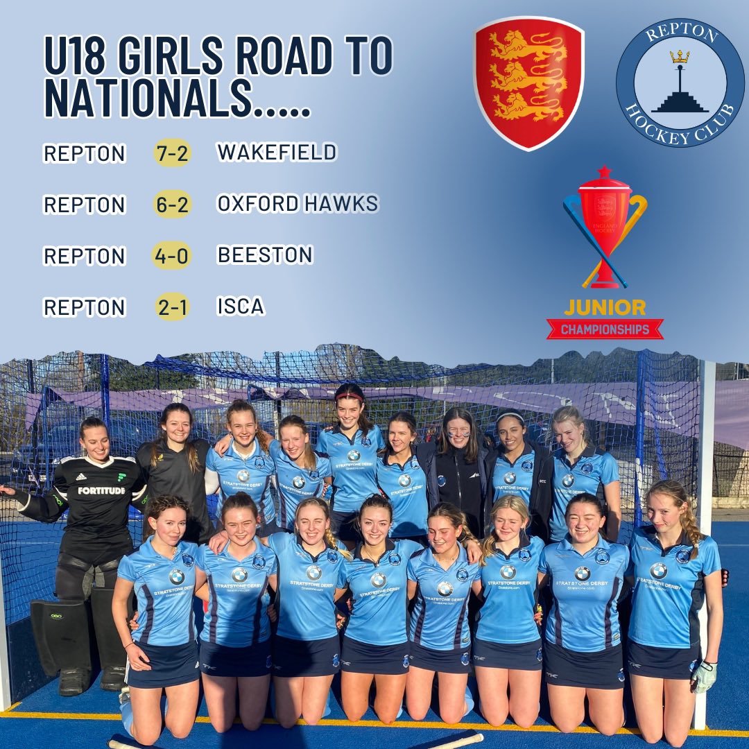🔥 Our U18 Boys &amp; Girls are headed to Nottingham for the <a href="/EnglandHockey/">England Hockey</a> T1 Championship Finals this Sunday 🔥
