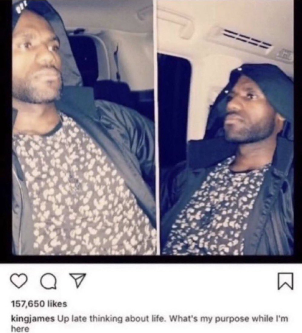 ayeejuju's tweet photo. lebron was cookin wit this post https://t.co/zDt07FaCKk