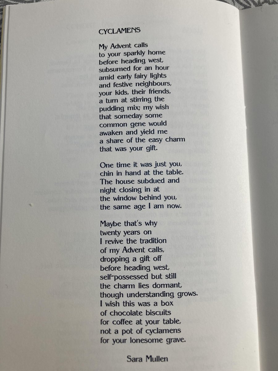 'Cyclamens'. Gorgeous poem by Sara Mullen in the new edition of venerable print journal, Visions International. #irishpoetry