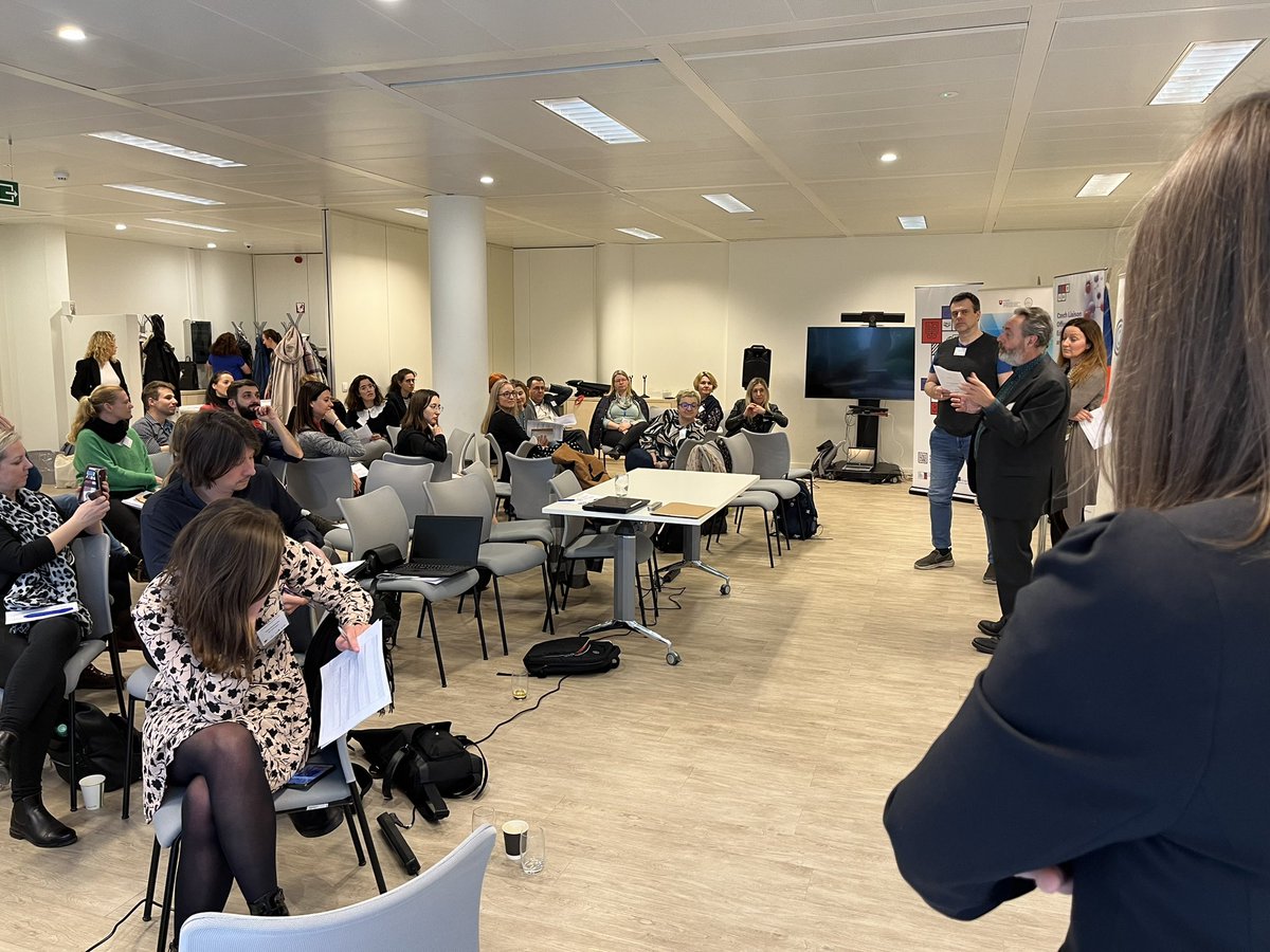 SLORD_Brussels's tweet image. Finishing off the second day programme of our #V4Training with a #workshop on PM² where participants were challenged to develop their new #projectidea 💡Now off to networking… 🍷