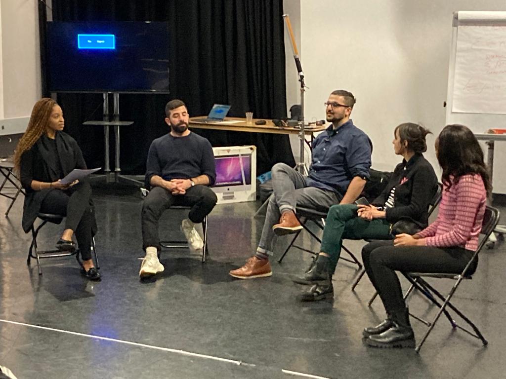 RichMixLondon's tweet photo. Big thanks to Albert Mensah from @_FortuneFavours and New Creatives alumni Joseph Baugh for a brilliant hands-on filmmaking workshop🎬

Great to bring together trainees from @MagicMeArts with young people joining New Creatives to learn from film industry professionals! https://t.co/e7JLaUVqH1