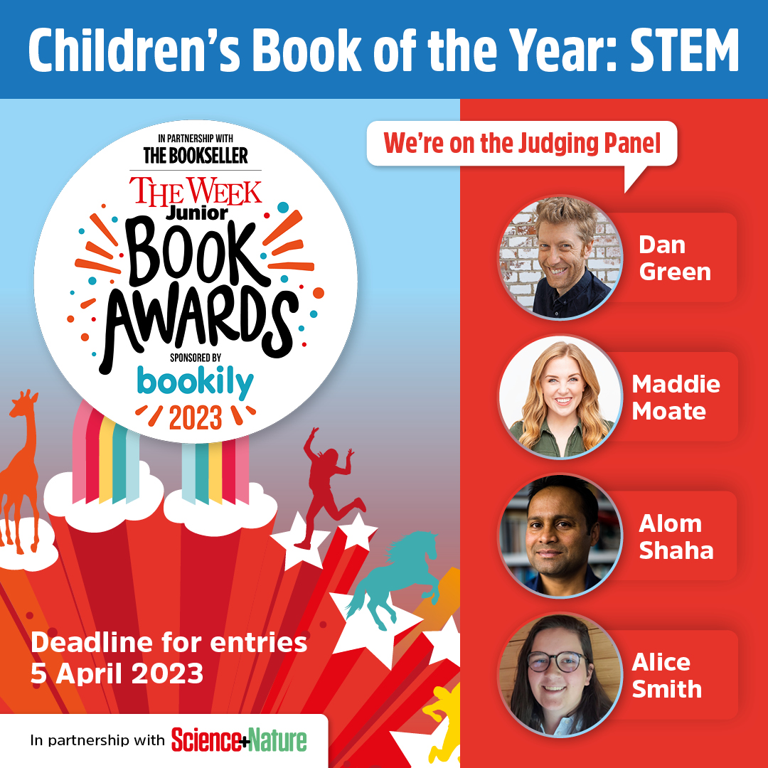 'I'm absolutely wild about children's books that open curious young minds to the wonders of the world. We've assembled a brilliantly talented panel, and now I'm eager to crack open those covers and get reading!' Dan Green, The Week Junior Science+Nature Editor. #TWJBookAwards