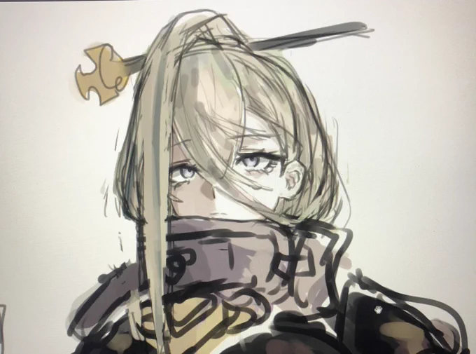 呼延灼の絵も進めてはいるんですが、着彩時の顔のバランスがわからず立ち往生してます…