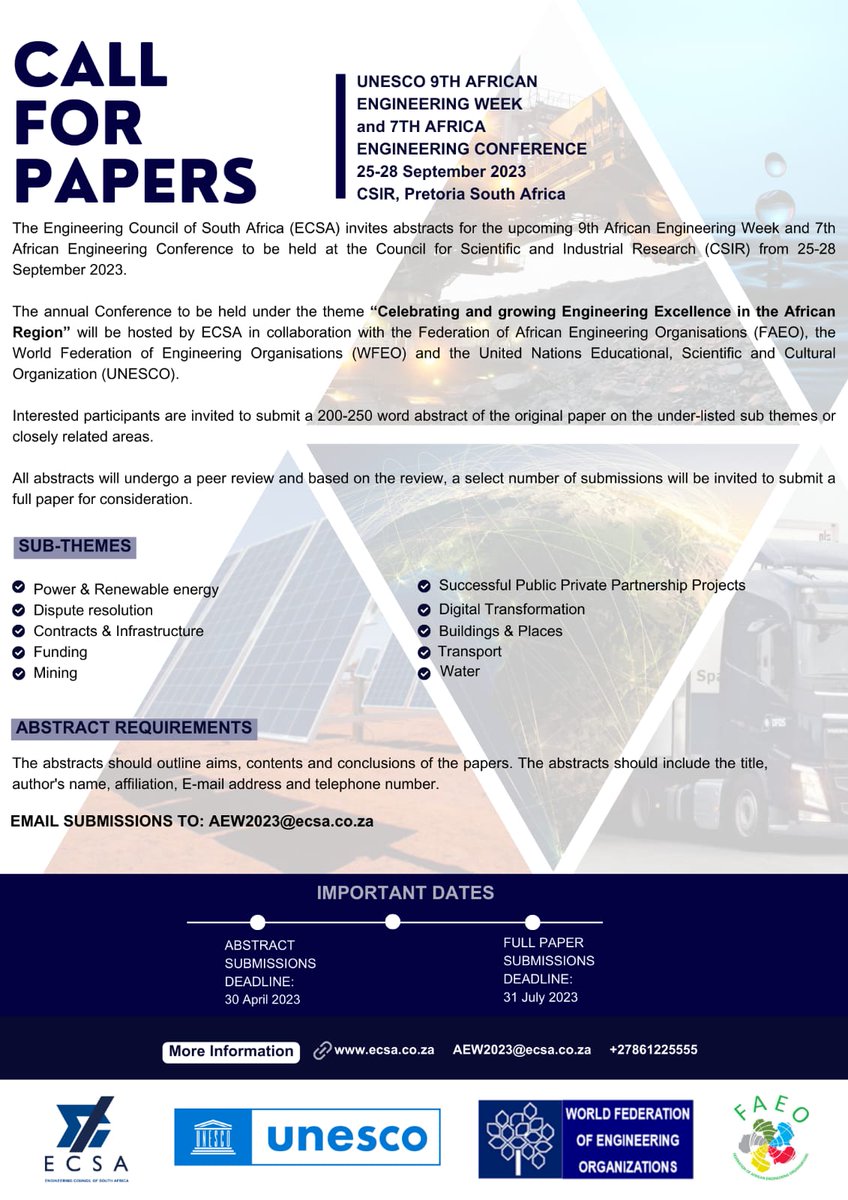 Federation Of African Engineering Organisations (@faeo_ng) on Twitter photo 