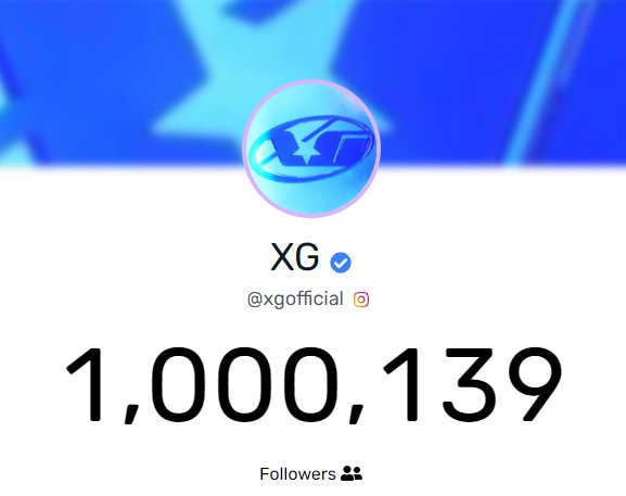Xg Instagram'da 1 milyon takipçiyi aştı!