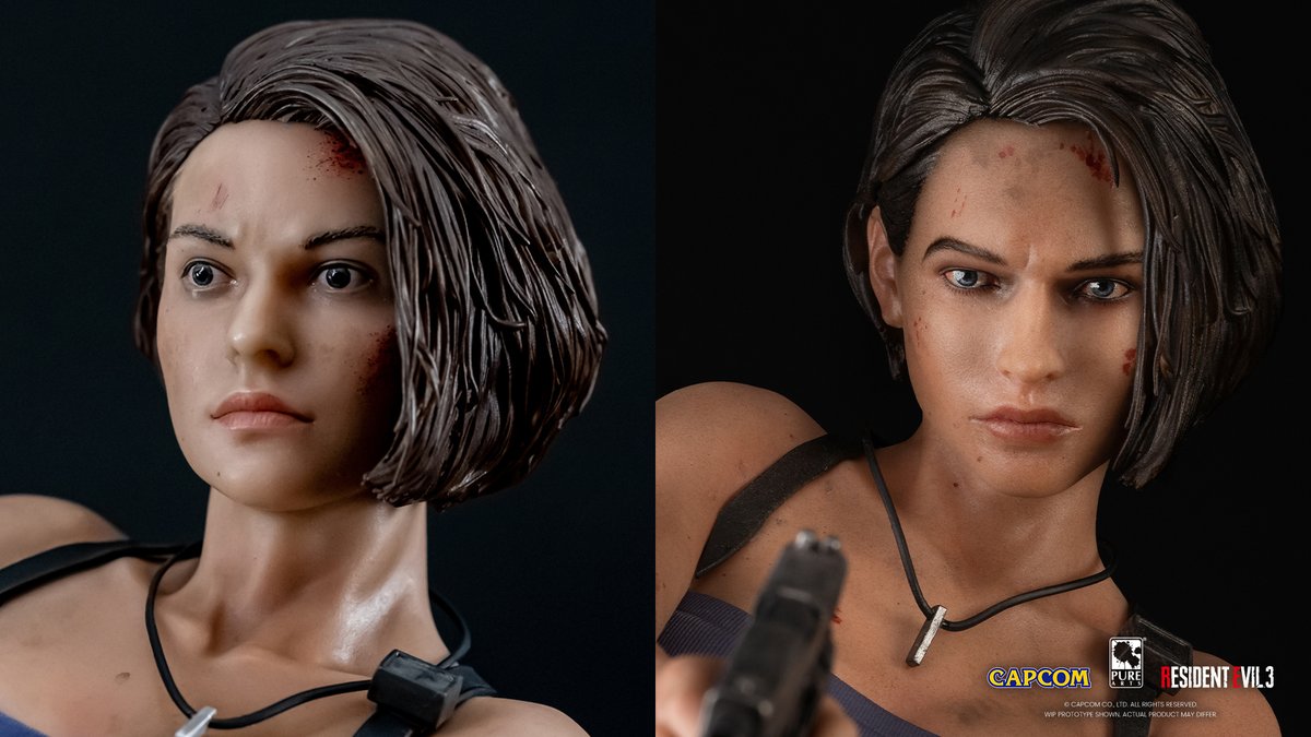 💥💥JILL VALENTINE UPDATE💥💥 As promised, we're finally revealing Jill's new face-sculpt! Here's a little peek just for you. Thoughts on the before & after? #ResidentEvil Pre-orders for Classic & S.T.A.R.S. editions available here ➡️ ow.ly/T8XP50Nw0E8