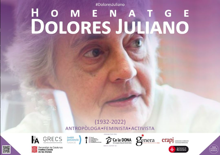 fambitprevencio's tweet photo. 💜Acompanya'ns a l'homenatge a l'antropòloga, feminista i activista #DoloresJuliano

📍Ens veiem el 12 d'abril a partir de les 18.30h a la Plaça de Salvador Seguí (Barcelona)

Acte obert i gratuït. Troba tota la informació a la web de @AntropologiaCat 👉🏾 https://t.co/fgt1F3QsGQ https://t.co/iIiohSeEEk