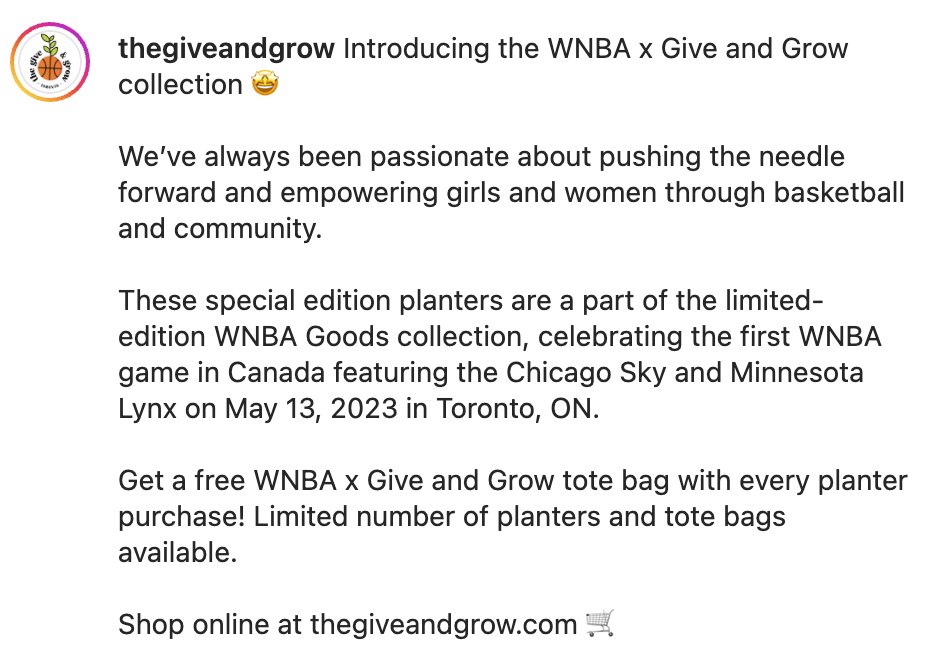 SamSobolewski's tweet photo. Looks like a lot of cool people are doing fun collabs to celebrate the game, so I figured I'd highlight them when they come up on my feed.

@thegiveandgrow has a WNBA collection of their rad planters https://t.co/gr0QyDAb1A