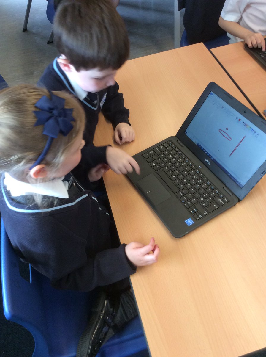 ditton_ps's tweet image. Year 1 really enjoyed their computing lesson today. They explored the paint program and the tools they could use within it. They were able to explain what they did and create pictures of themselves. #DittonPrimaryComputing