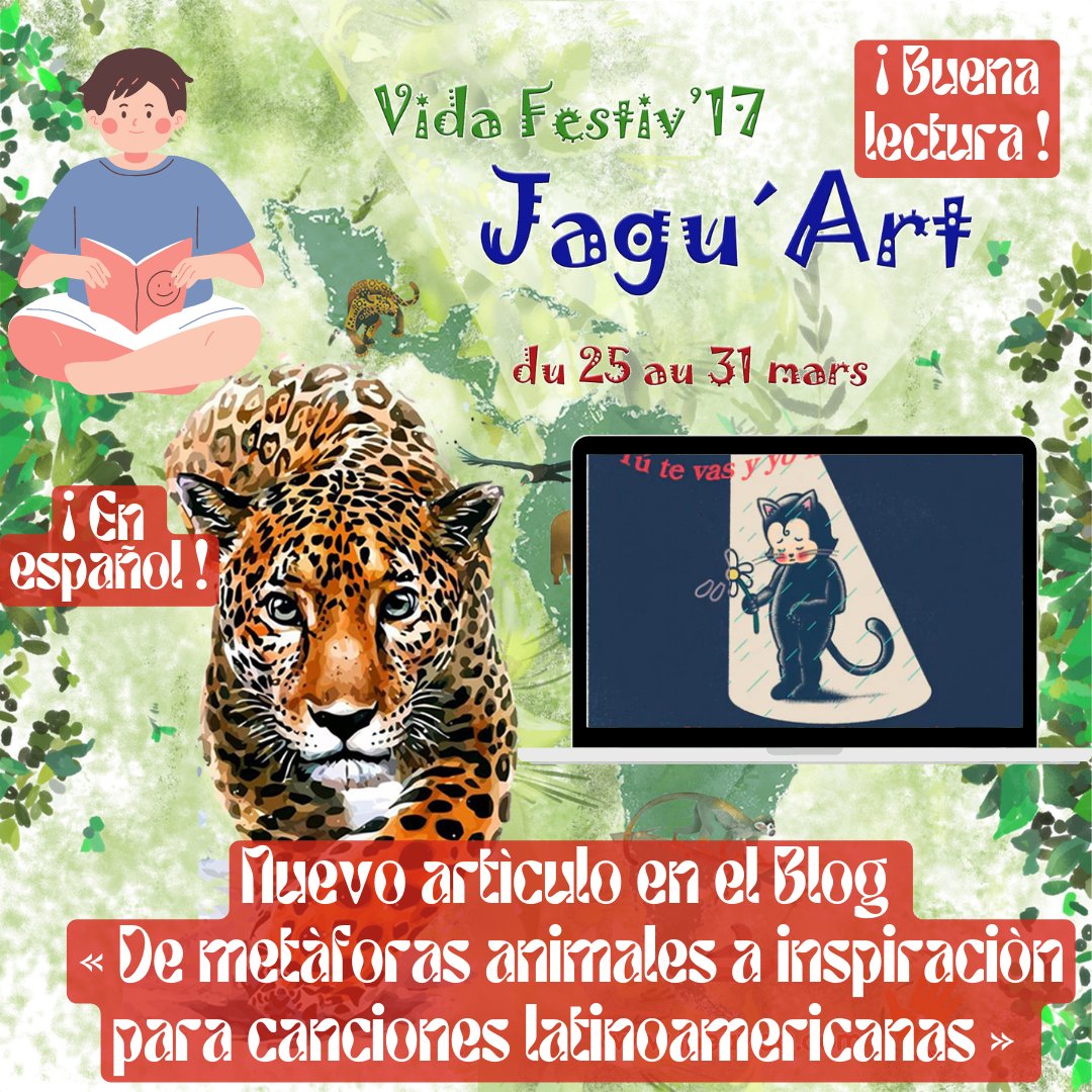 Theavida's tweet photo. Nuevo artículo en el Blog ! 🤩

Merci beaucoup Carolina ! 🤩 

https://t.co/5MKTfmPDUp

¡ Muchos saludos y hasta pronto !  🤗

#TheaViDa #VidaFestiv17 #VidaFestiv #VDF17 #VDF #JaguART #latinos #latinosenmontpellier #Montpellier #montpelliernow #holamontpellier #olamontpellier https://t.co/KQR1Pw6TXc