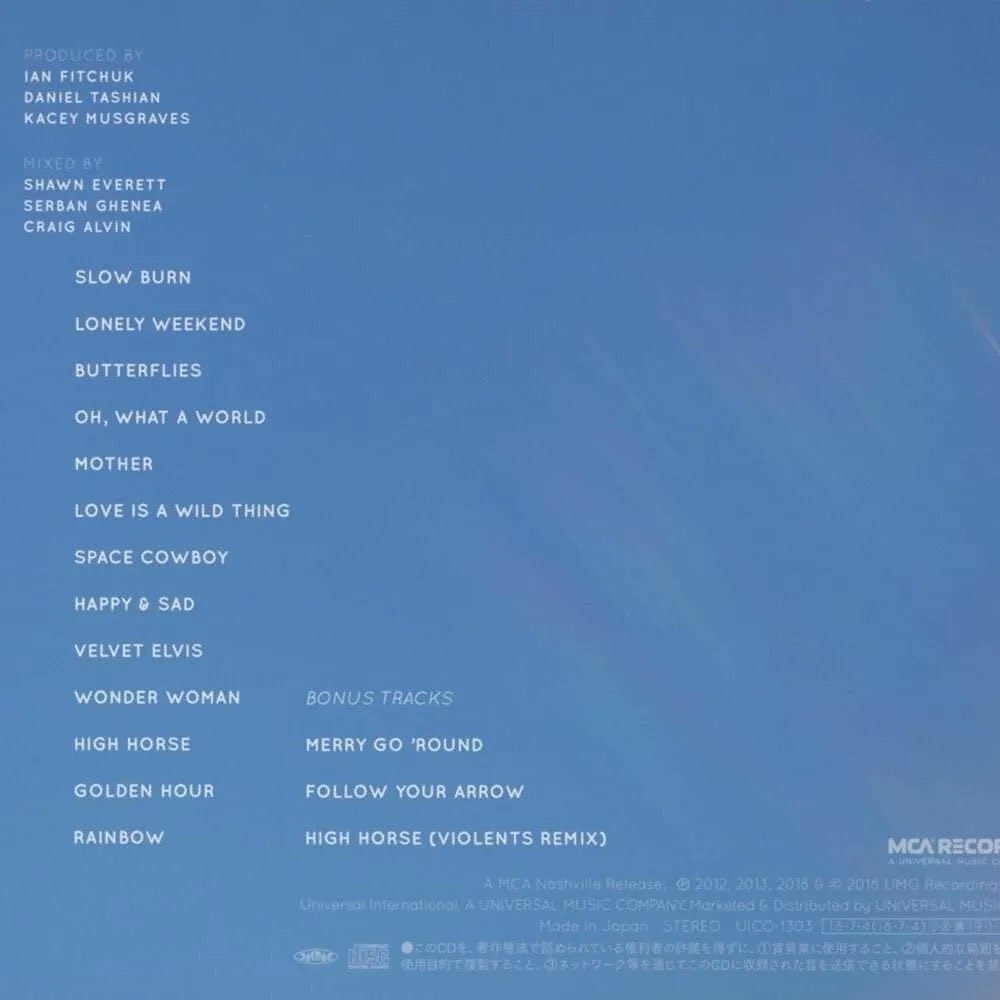 PopCrave's tweet photo. 5 years ago today, @KaceyMusgraves released ‘Golden Hour.’ https://t.co/wnpi5EaqZn