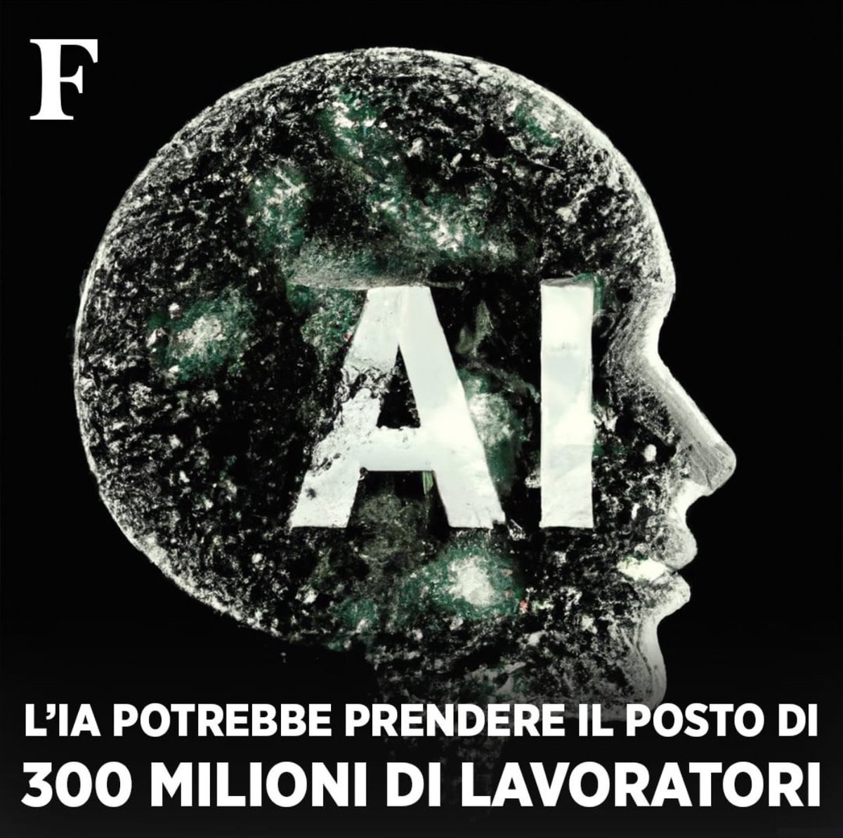 MarioColabufo's tweet photo. L'intelligenza artificiale sta diventando sempre più diffusa e sofisticata, e sta sostituendo sempre più lavoratori umani in una vasta gamma di settori. Mentre l'IA può aiutare a migliorare la produttività e a ridurre i costi, può anche portare alla perdita di posti di lavoro. Con l'aumento dell'utilizzo dell'IA, molti lavori che una volta richiedevano l'intervento umano possono ora essere svolti da macchine, robot e software. Ciò significa che molti lavoratori possono essere sostituiti da macchine più efficienti, più veloci e più economiche. Ciò può portare a una riduzione dei posti di lavoro, soprattutto nei settori in cui l'IA è più diffusa.(scritto da chat gpt)